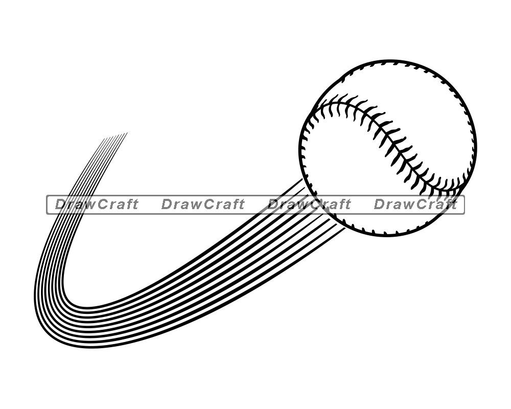 Baseball Swoosh Svg Baseball Svg Baseball Logo Svg Softball Etsy