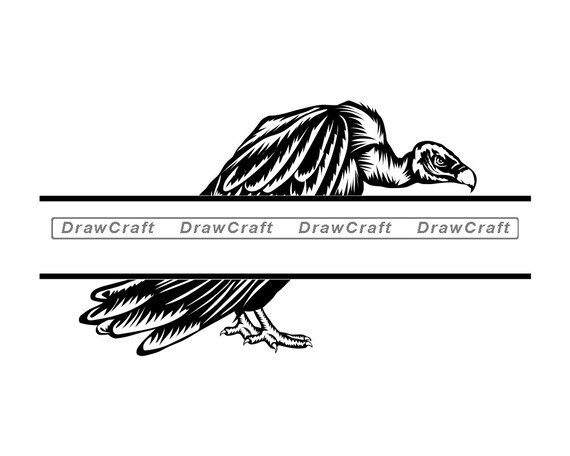 Download Vulture Split Monogram Svg Vulture Svg Vulture Logo Svg Etsy