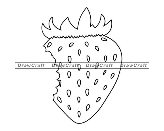 Download Strawberry Bite Outline Svg Strawberry Svg Strawberry Logo Svg Bite Svg Strawberry Cut Files Files For Cricut Clipart Png Dxf Eps