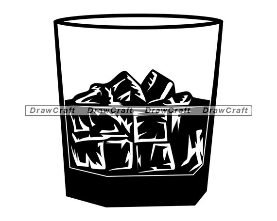 Download Whiskey Cup With Ice Svg Alcohol Svg Whiskey Svg Scotch Etsy