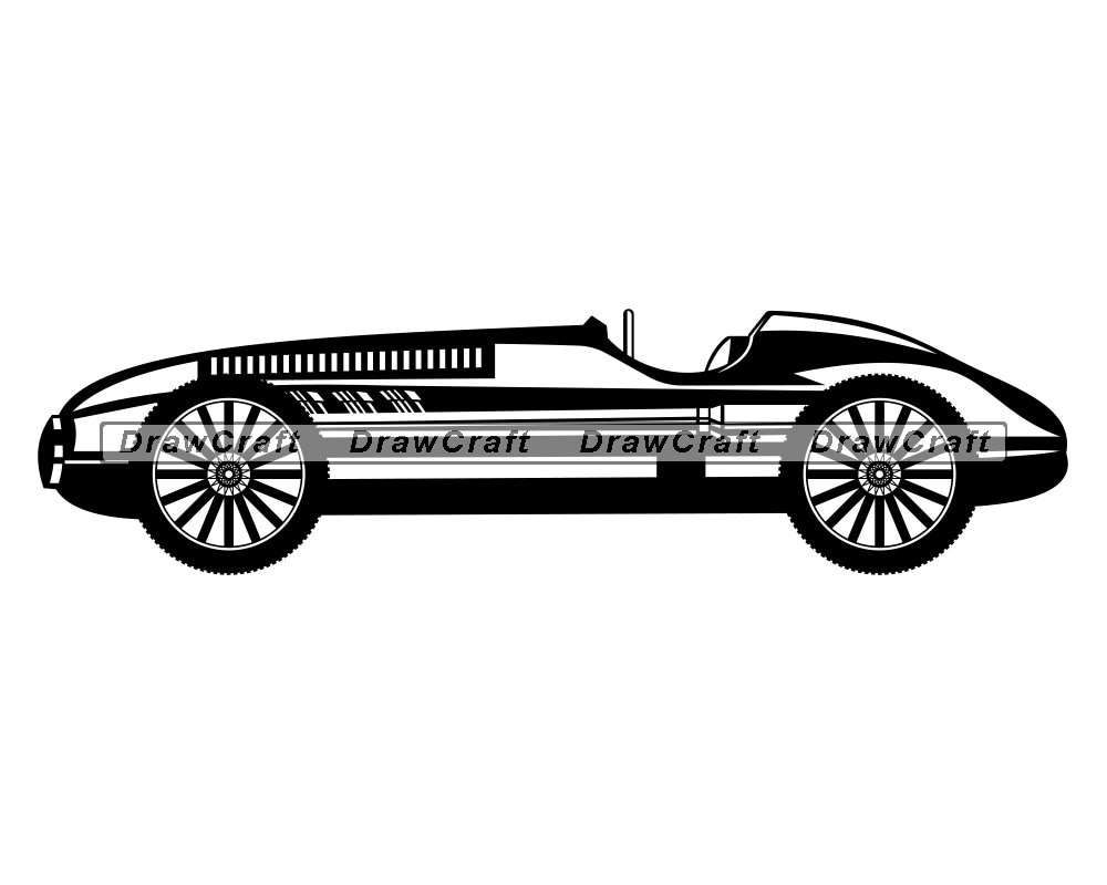 Download Vintage Racing Car 2 Svg Retro Racing Car Svg Racing Car Etsy