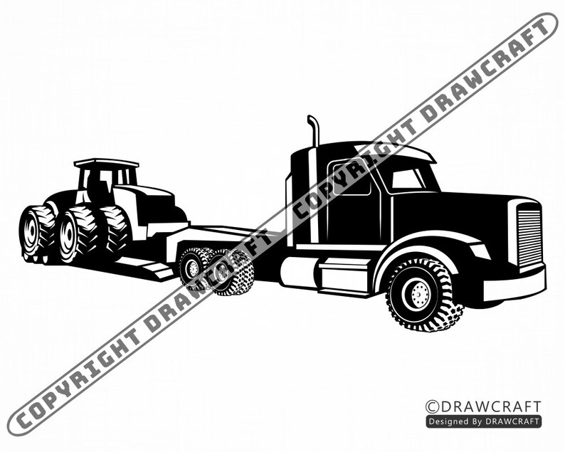 Free Free Truck Trailer Svg 668 SVG PNG EPS DXF File