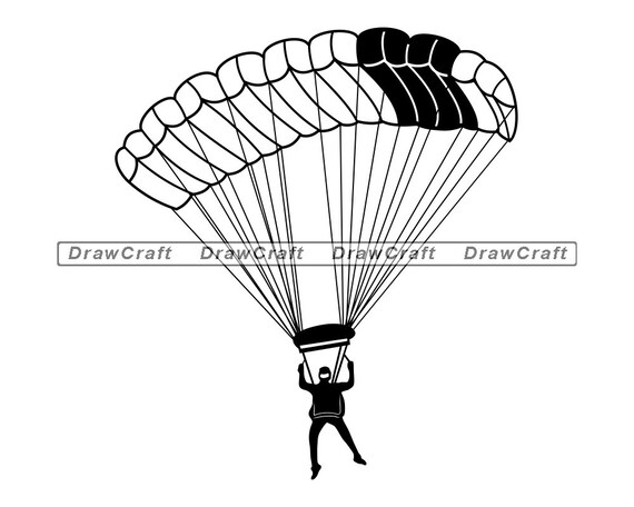 Parachute Svg Skydiving Svg Parachute Cut Files Parachute Etsy Hong Kong