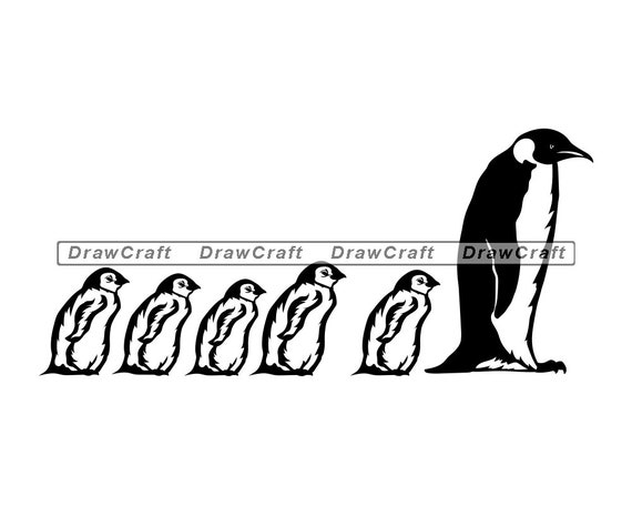 Download Mama Penguin Babies Svg Mama Penguin Svg Penguins Svg Etsy