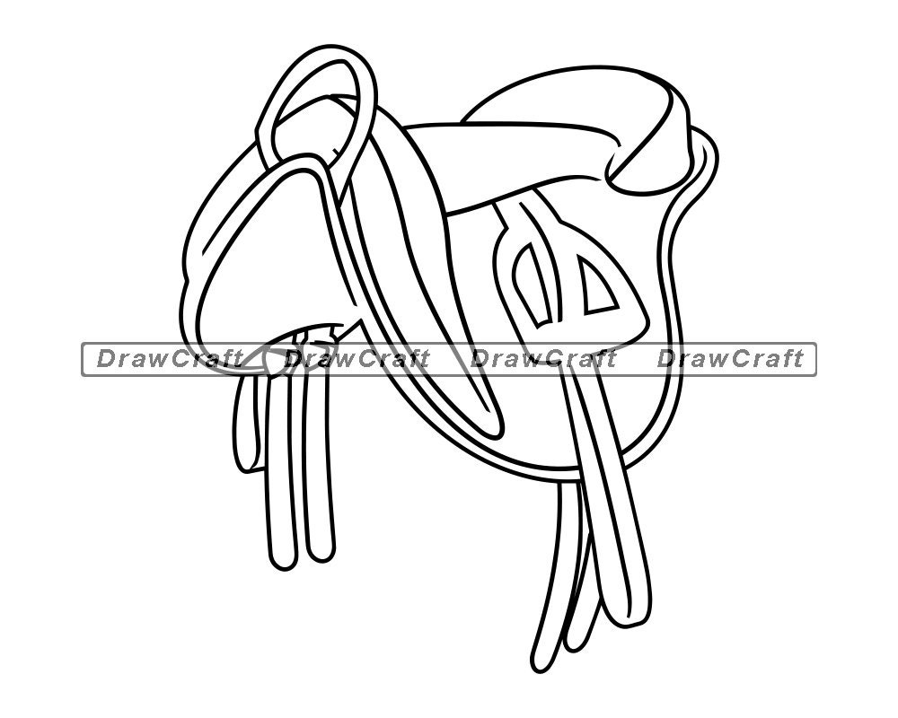 Horse Saddle Outline Svg Horse Saddle Svg Horse Svg Horse Etsy Hong Kong