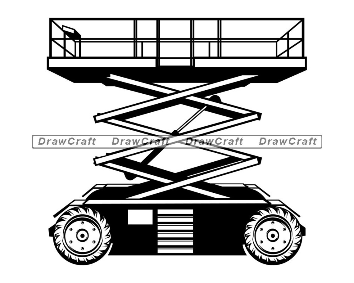 Scissor Lift Svg Contractor Svg Builder Svg Construction Etsy India
