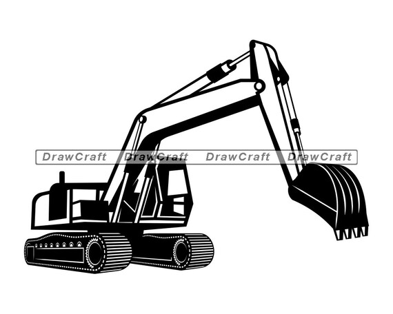 Download Excavator 3 Svg Excavator Svg Heavy Equipment Svg Etsy