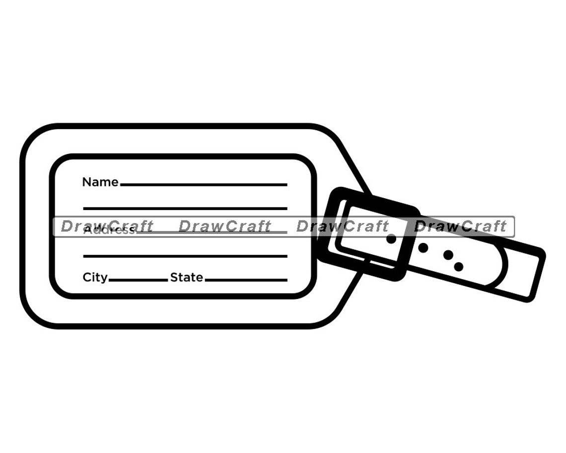 Luggage Tag Svg Tag Svg Luggage Svg Travel Svg Vacation Etsy