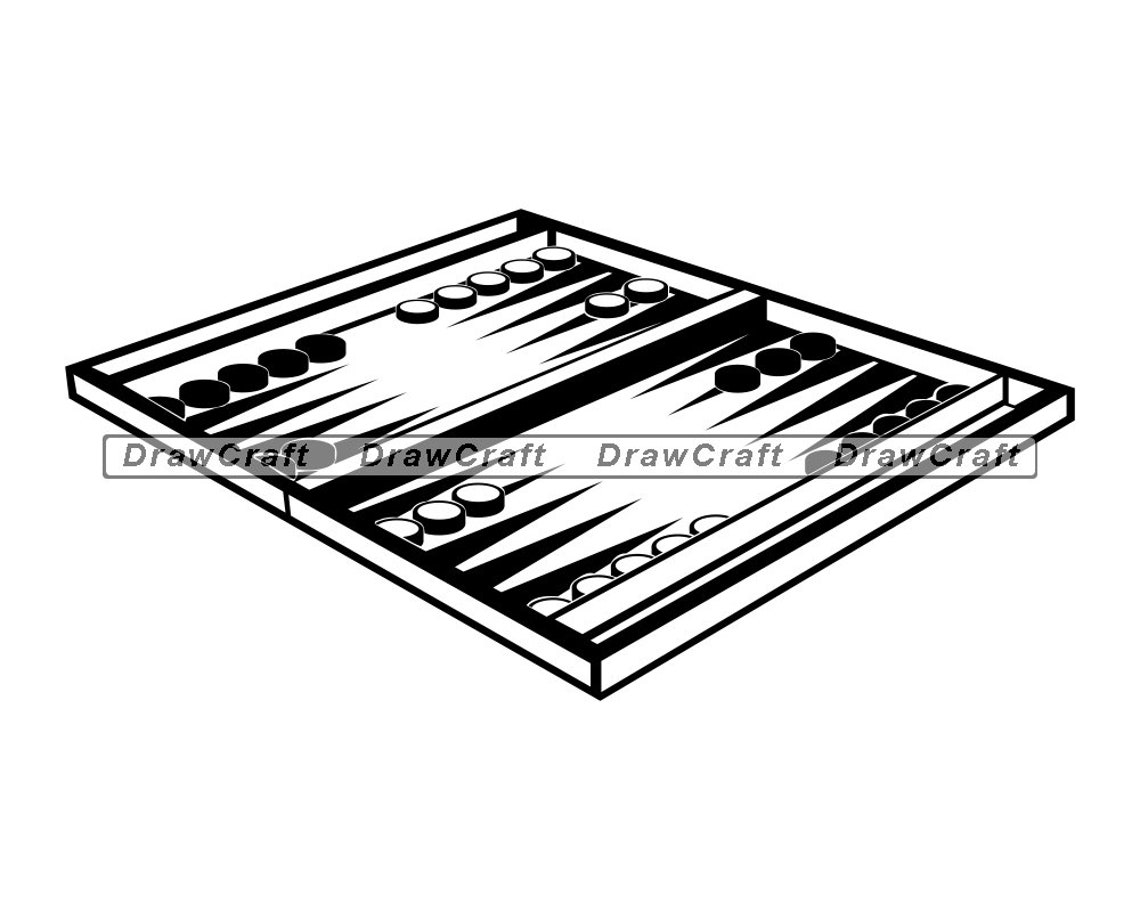 Backgammon 4 Svg Backgammon Svg Board Game Svg Backgammon Etsy