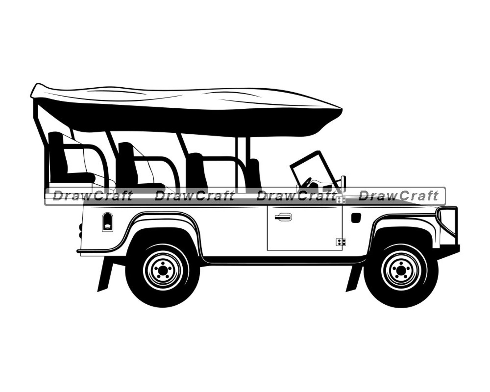 Safari Car 3 SVG Safari SVG Africa Svg Off Road Vehicle Etsy