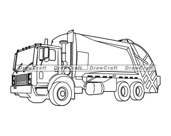 Free Free 181 Vector Garbage Truck Svg SVG PNG EPS DXF File