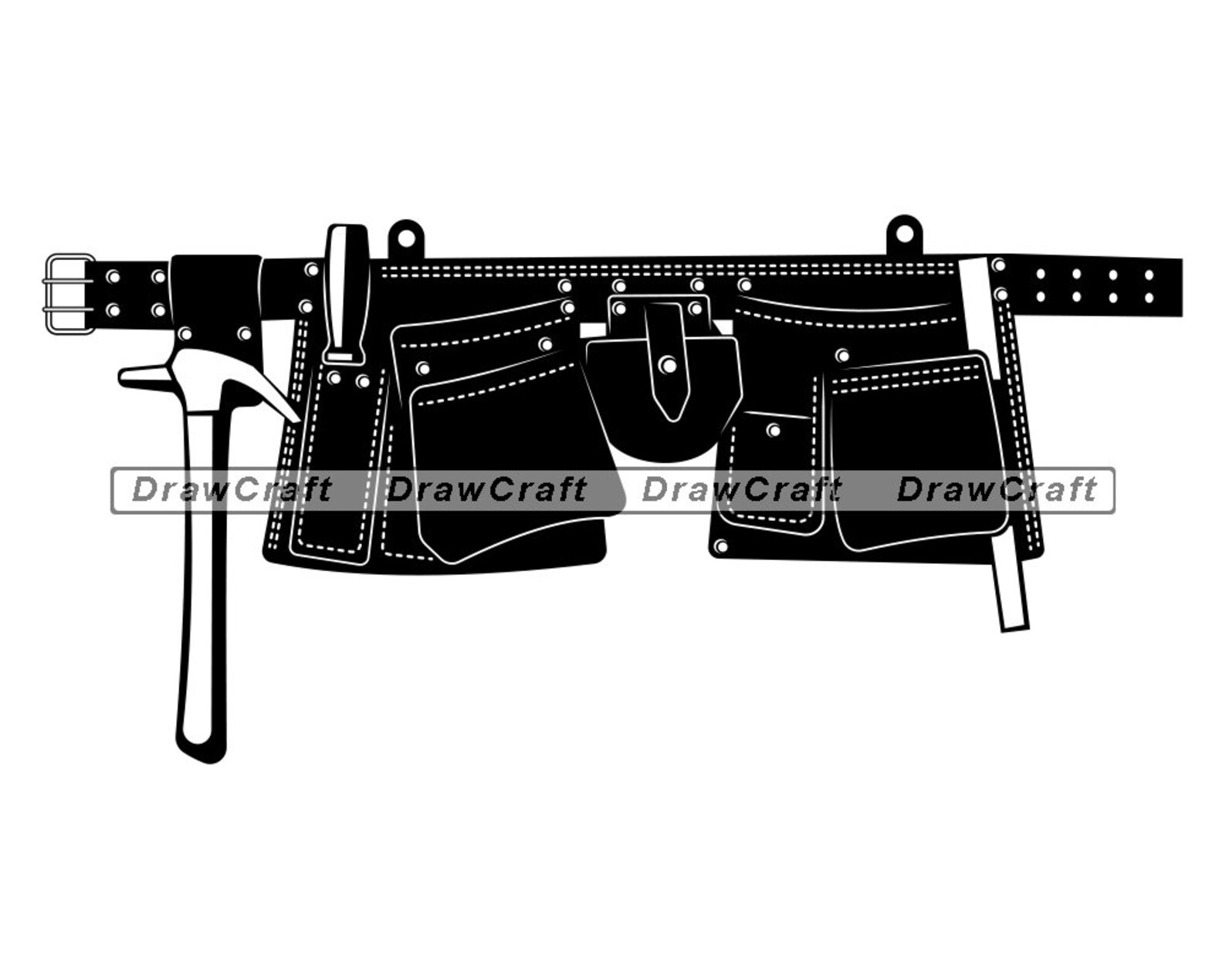 Tool Belt Svg Handyman Svg Contractor Svg Tool Belt Cut Etsy