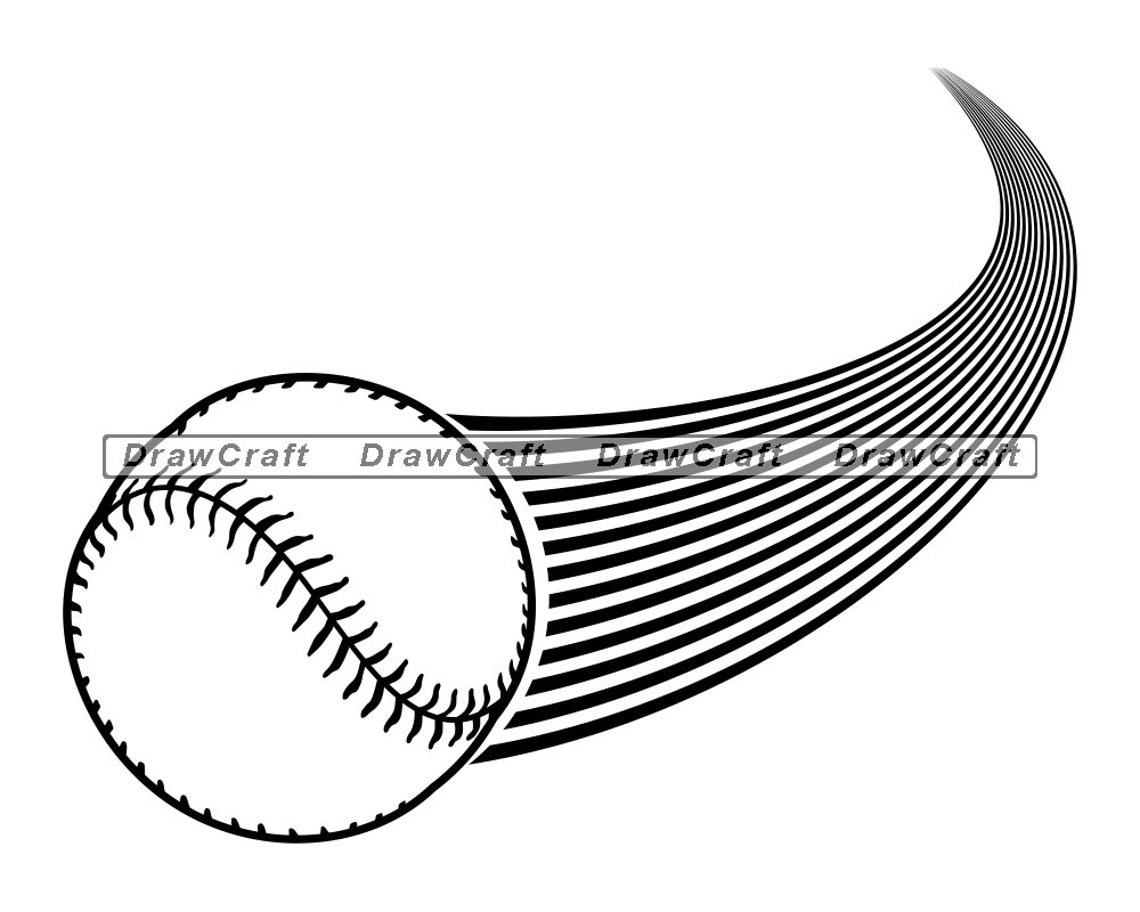 Baseball Logo Svg Baseball Swoosh Svg Baseball Svg Softball Etsy