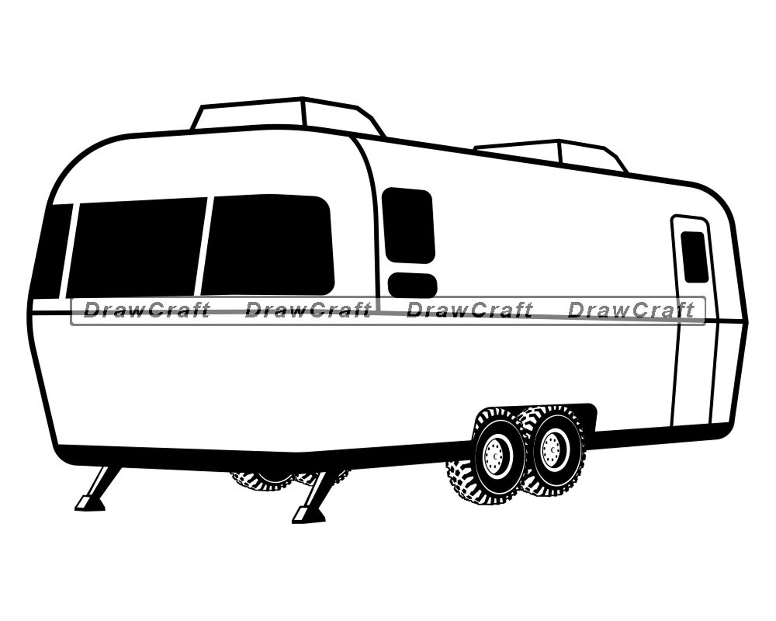 Retro Camper Trailer Svg Camper Svg Trailer Svg Camping | Etsy