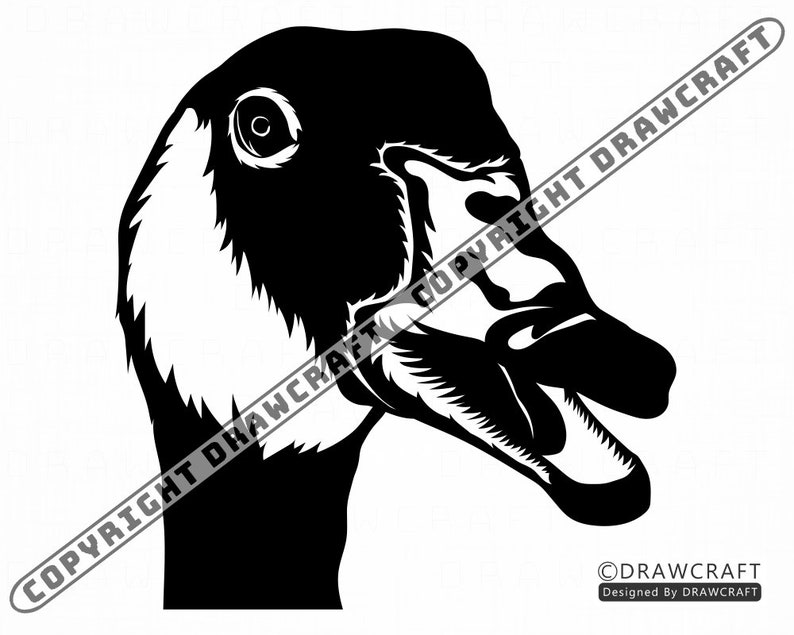 Canadian Goose Head SVG Goose Svg Flying Goose Svg Geese ...