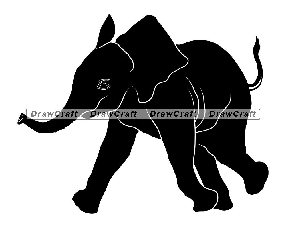 Download Baby Elephant 2 Svg Baby Elephant Svg Elephant Svg Baby | Etsy