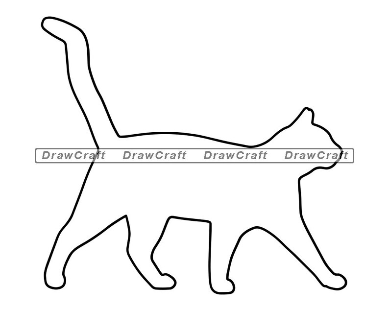 Katzen Umriss Svg Katzen Svg Katzen Svg Katzen Umriss Svg | Etsy Österreich