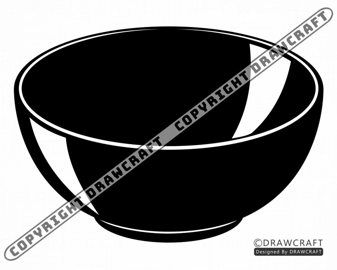 Bowl SVG Kitchen Svg Soup Bowl Svg Empty Bowl Svg Bowl Cut Etsy