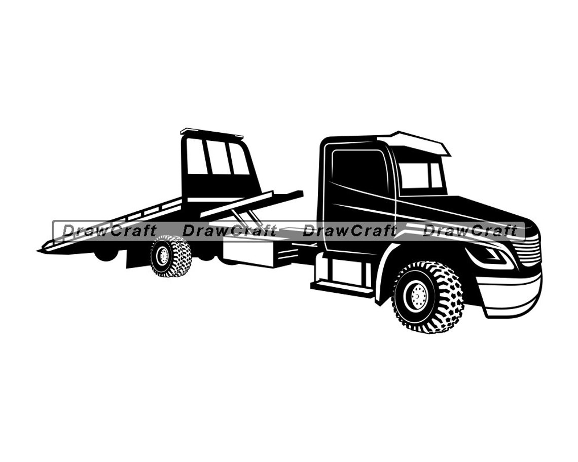 Free Free 307 Flatbed Tow Truck Svg SVG PNG EPS DXF File