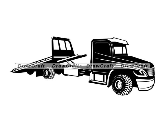 Free Free 164 Flatbed Tow Truck Svg SVG PNG EPS DXF File