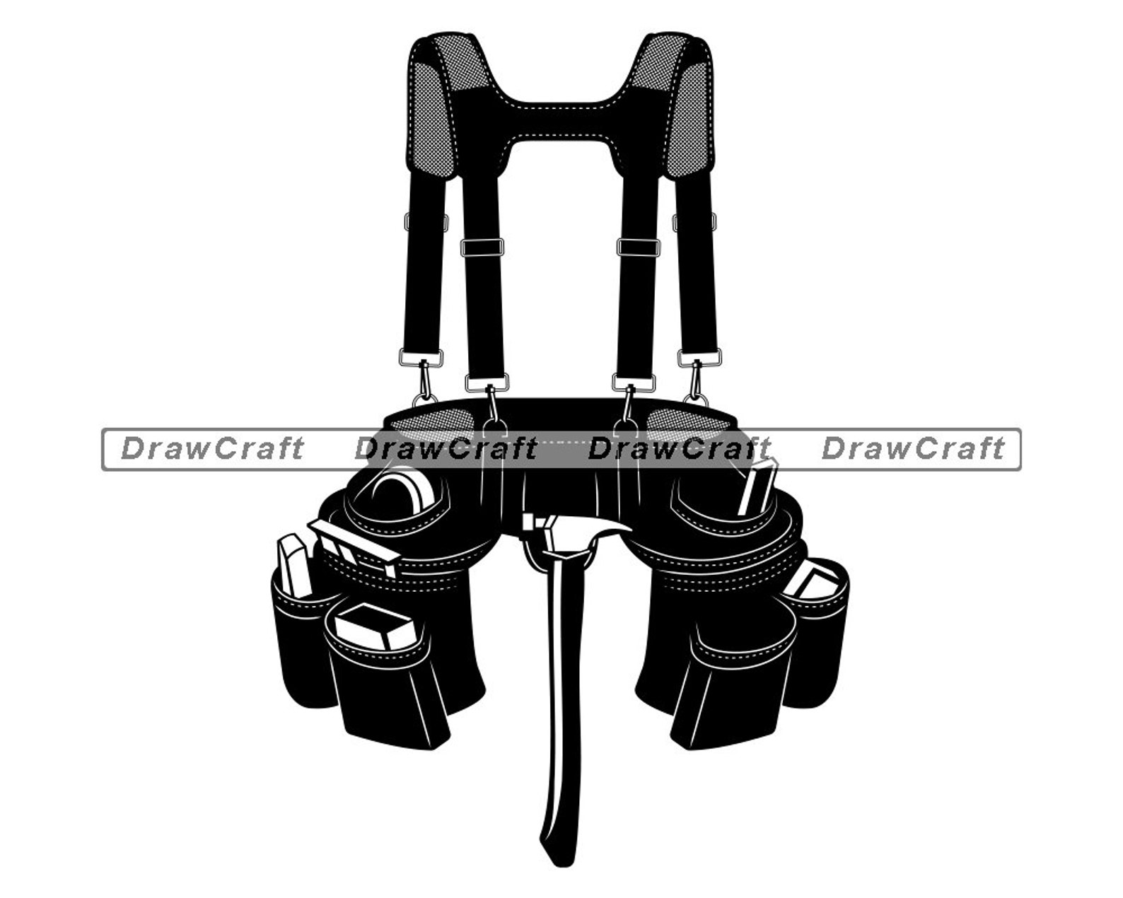 Carpenter Tool Belt 2 Svg Carpenter Svg Tool Belt Svg Etsy