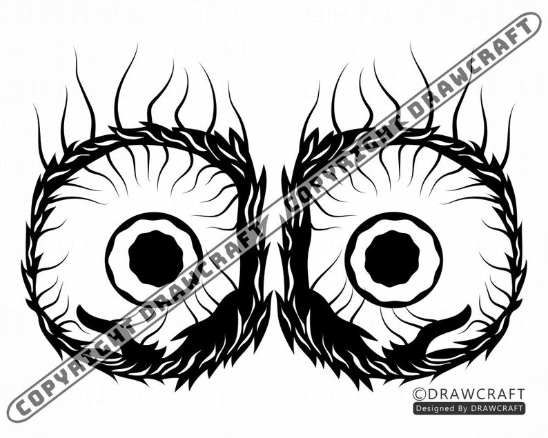 Spider Eyes 2 Svg Spider Svg Spider Eyes Cut Files Spider | Etsy
