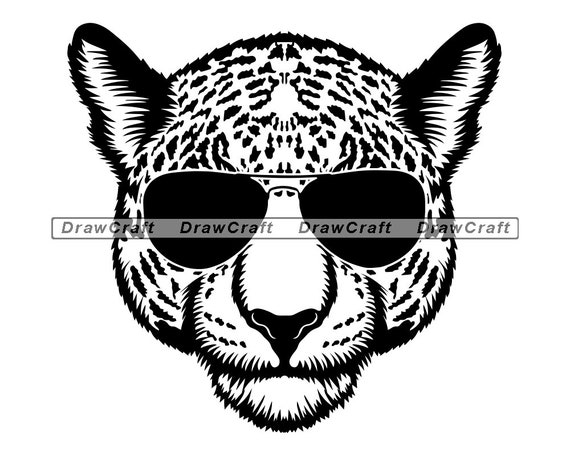 Download Jaguar In Sunglasses 2 Svg Svg Cool Jaguar Svg Jaguar Cut Etsy
