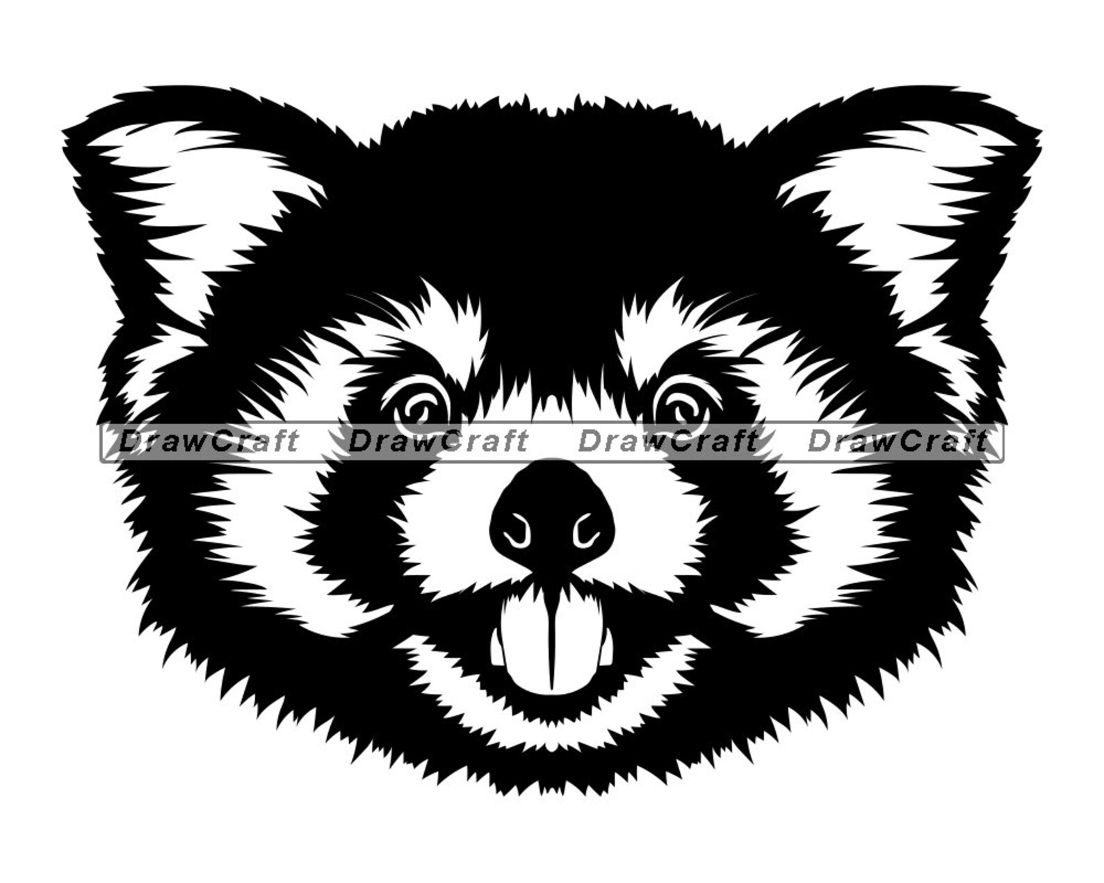 Red Panda Mascot SVG Red Panda Face SVG Red Panda Head Svg Etsy