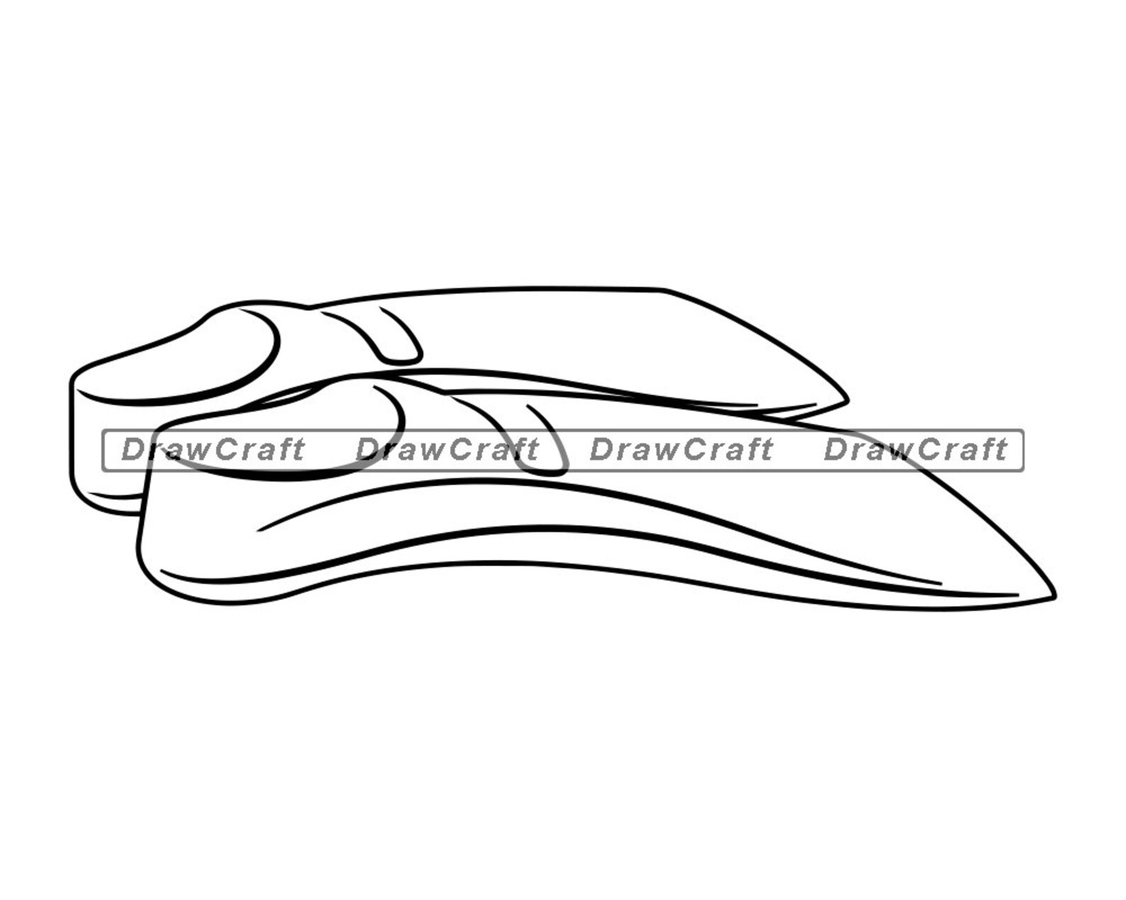 Scuba Diving Flippers Outline Svg Snorkeling Flippers Svg | Etsy Australia