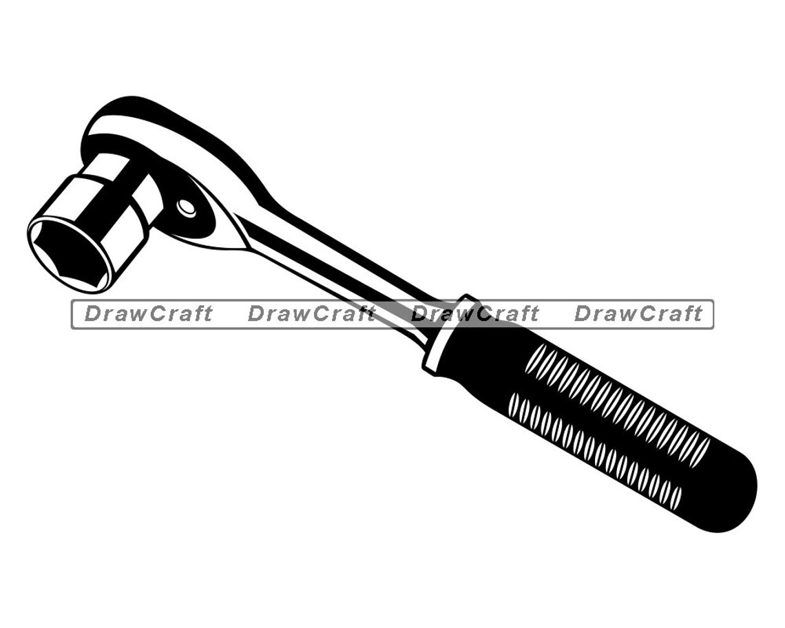Ratchet Spanner Svg Mechanic Svg Tools Svg Ratchet Spanner Etsy