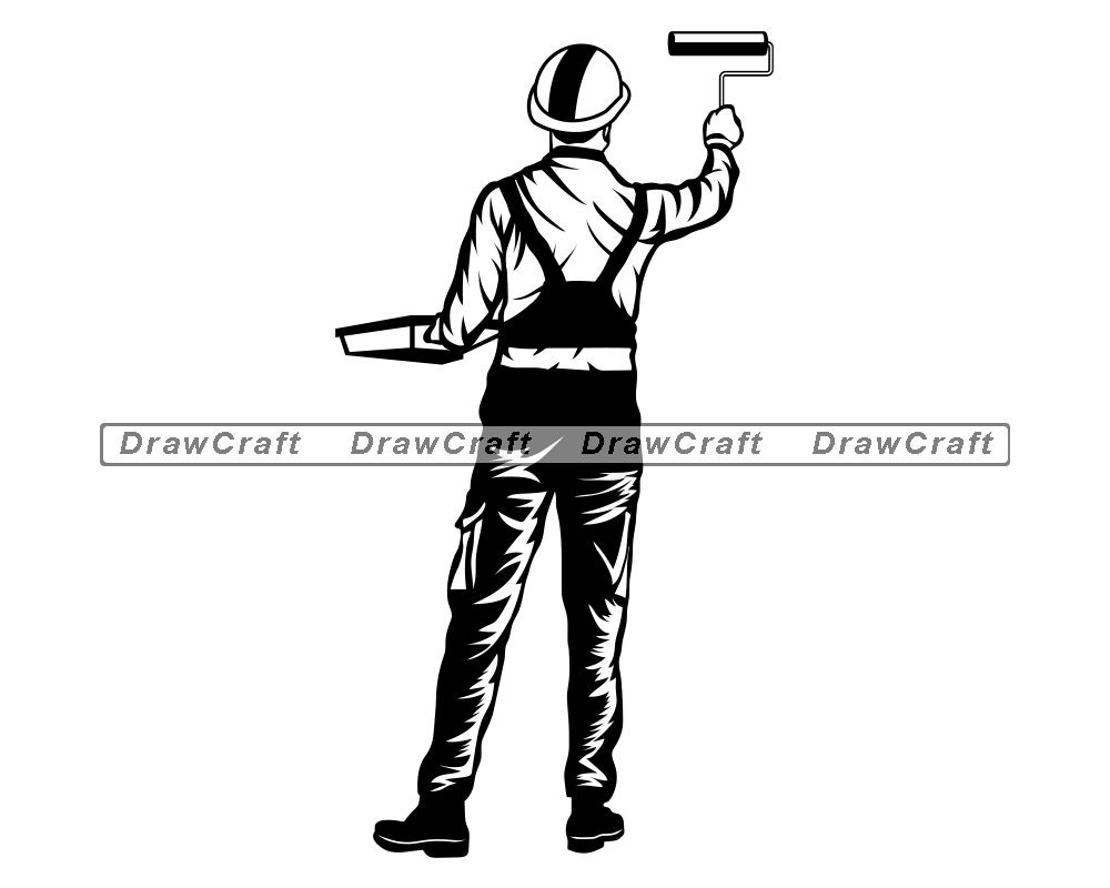 House Painter Svg Painter Svg Home Renovation Svg Painter | Etsy