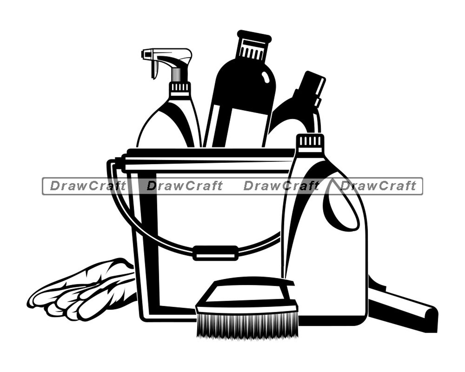 Cleaning Supplies Logo Logo Svg Cleaning Svg Cleaning Etsy