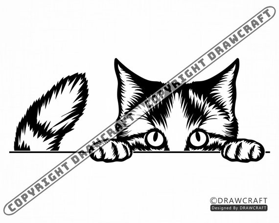 Download Peeking Cat 4 Svg Cat Svg Cat Design Svg Cat Cut Files Etsy Yellowimages Mockups