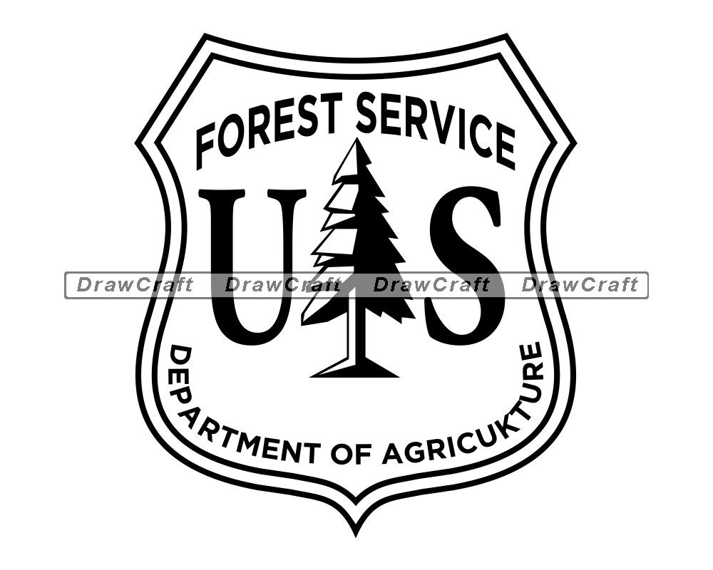 US Forest Service Badge Svg Forest Svg Forest Firefighters | Etsy