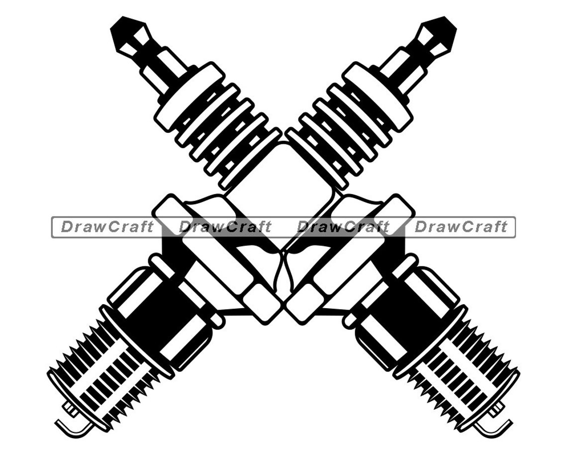 Spark Plug Logo 2 Svg Spark Plug Svg Spark Plug Cut Files Etsy