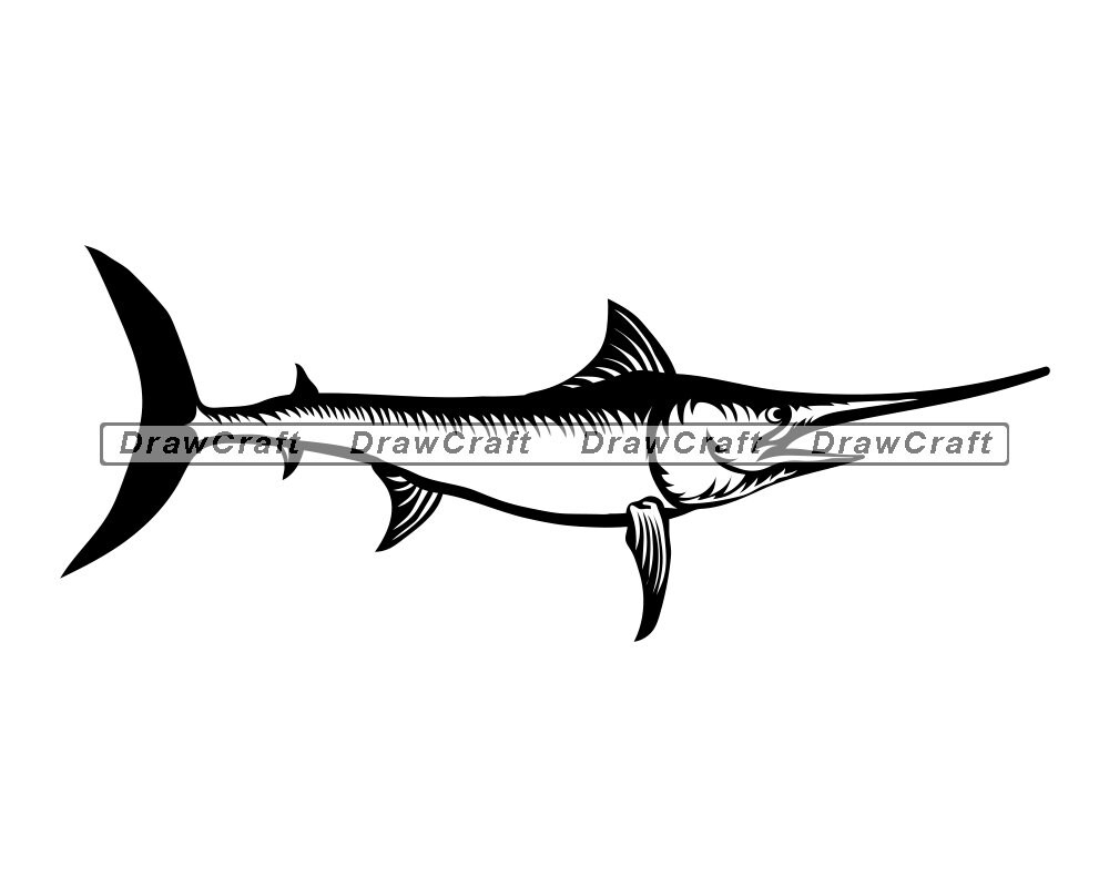 Swordfish 11 Svg Swordfish Logo Svg Swordfish Fishing Svg Etsy