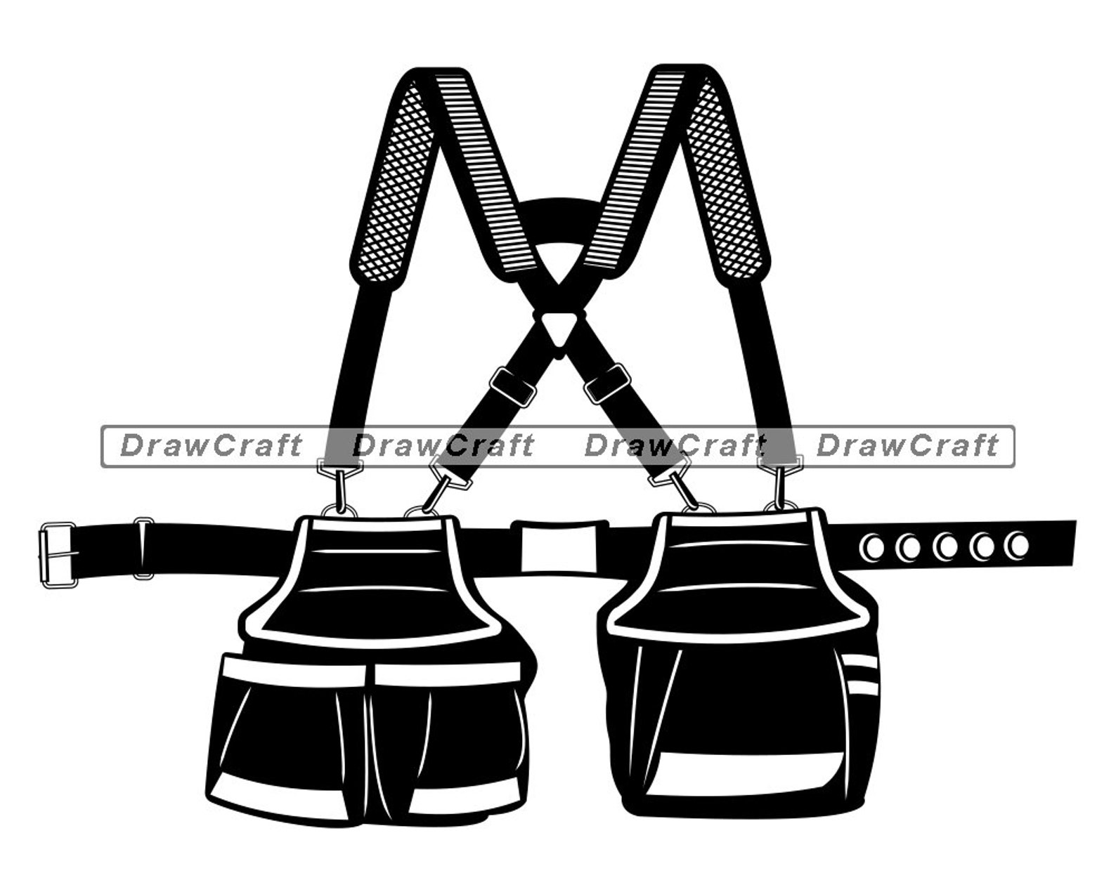 Tool Belt 2 Svg Tool Belt Svg Handyman Svg Contractor Svg Etsy