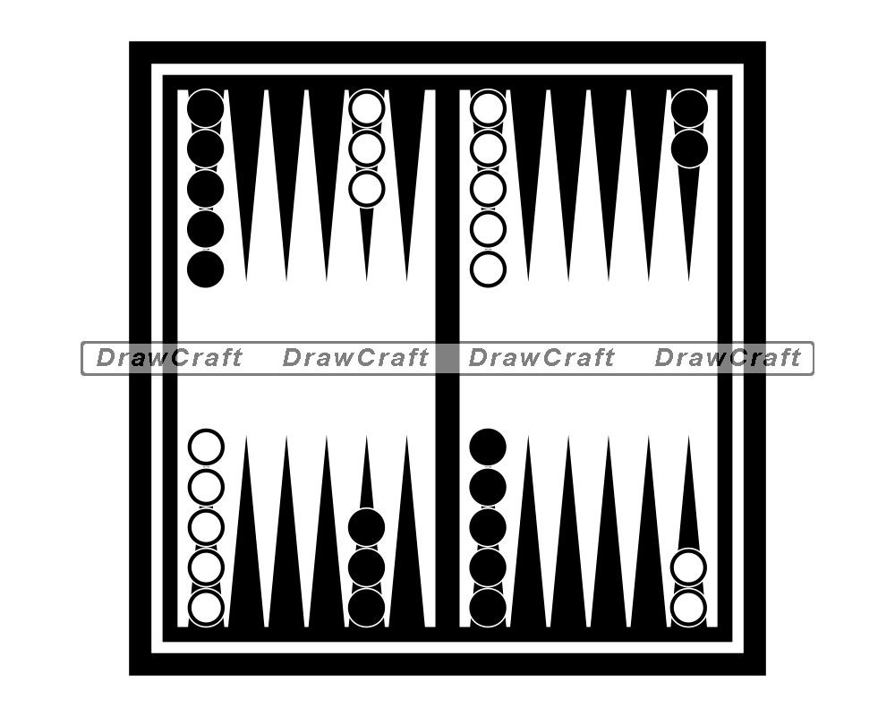 Backgammon 3 Svg Backgammon Svg Board Game Svg Backgammon Etsy