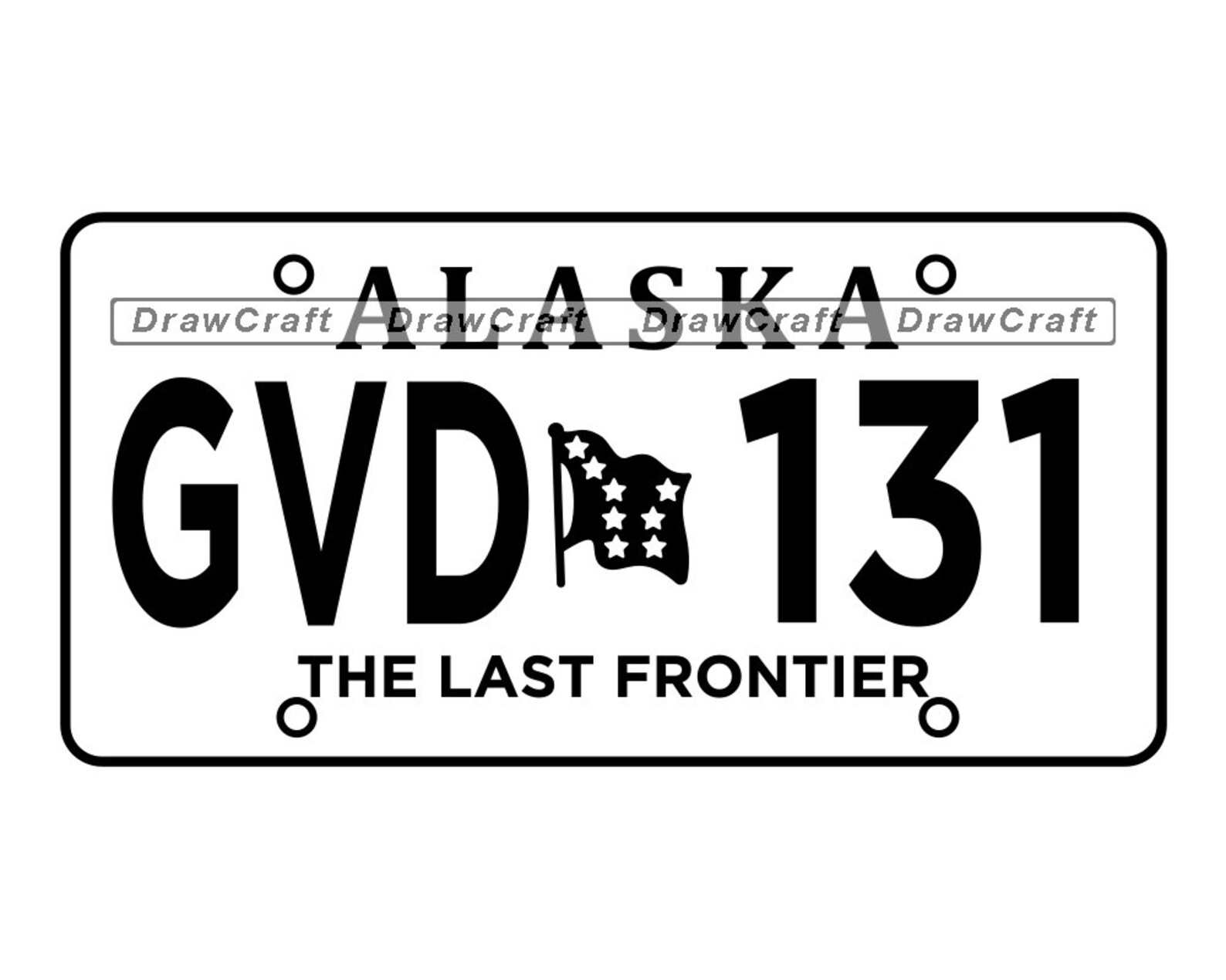 Alaska Licence Plate Svg Alaska Svg Driving Svg Driver Svg | Etsy