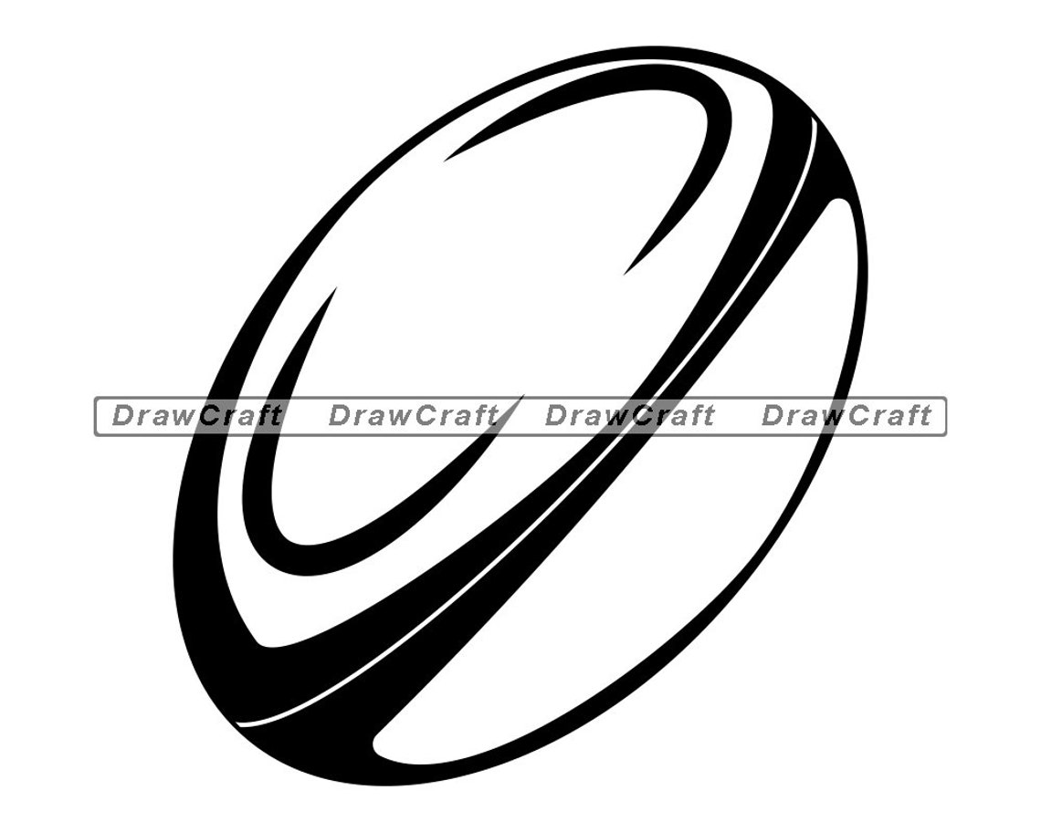 Rugby Ball Svg Rugby Ball Cut Files Rugby Ball Files for Etsy