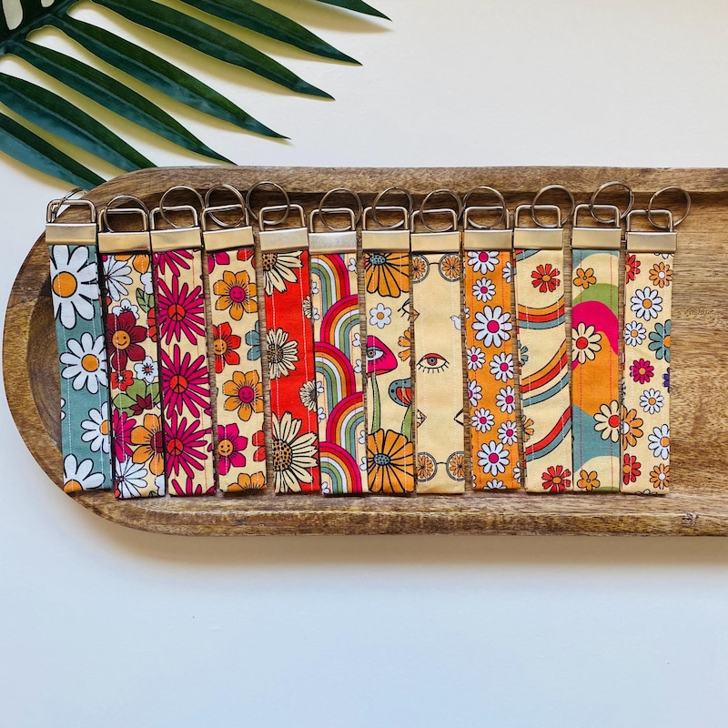 Hippie Keychain - Etsy