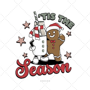 Tis The Season Christmas Svg, Wesołych Świąt Png, Projekt Koszulki Bożonarodzeniowej