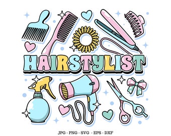 Hair Stylist Png, Graduation Gift, Hair Dresser Svg, Gift for Stylist