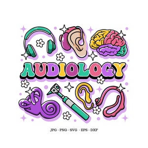 Audiologist Gift, Ear Svg, ENT Svg, Medical Student Gift, Cute ENT Svg