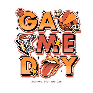 Basketball-Design, Spieltag-Shirt-Svg, Schulbasketball-Svg, Basketball-Geschenk