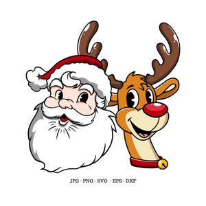 Rudolph Svg, Gifts for Children, Reindeer Design, Cute Reindeer Svg