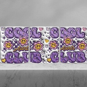Geburtstagsgeschenk, Coole Tante Becher Png, Neue Tante Geschenk, 3D Becher Design