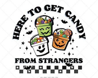 Trick or Treat Svg, Halloween Quote Png, Candy Png, Fall Shirt Design