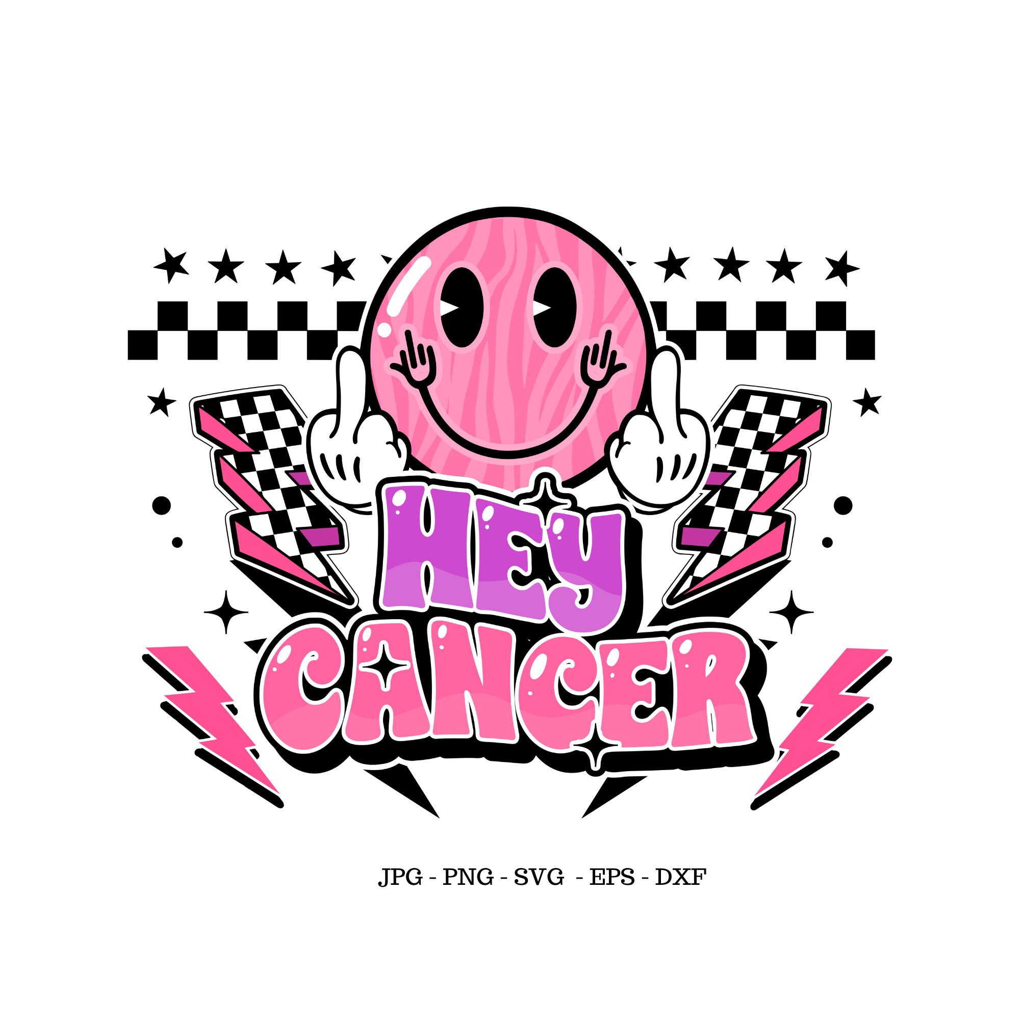 F Cancer Svg, Breast Cancer Svg, Chemo Gift, Cancer Saying Svg