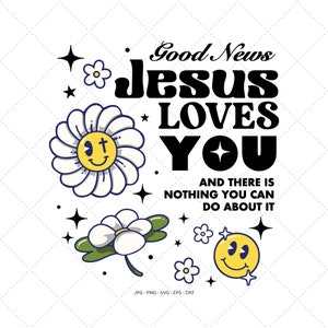 Religiöses Shirt svg, Jesus Liebe Baby svg, Retro christliches svg, Anbetung svg